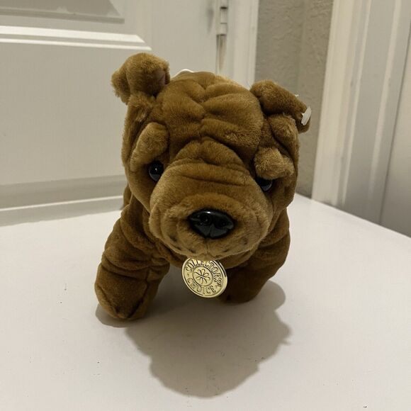 Dan Dee Collector's Choice Bulldog Plush 10” Stuffed Animal Brown Dog - Picture 2 of 11